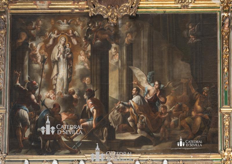 VISITA NOCTURNA DE SAN FERNANDO A LA VIRGEN DE LA ANTIGUA